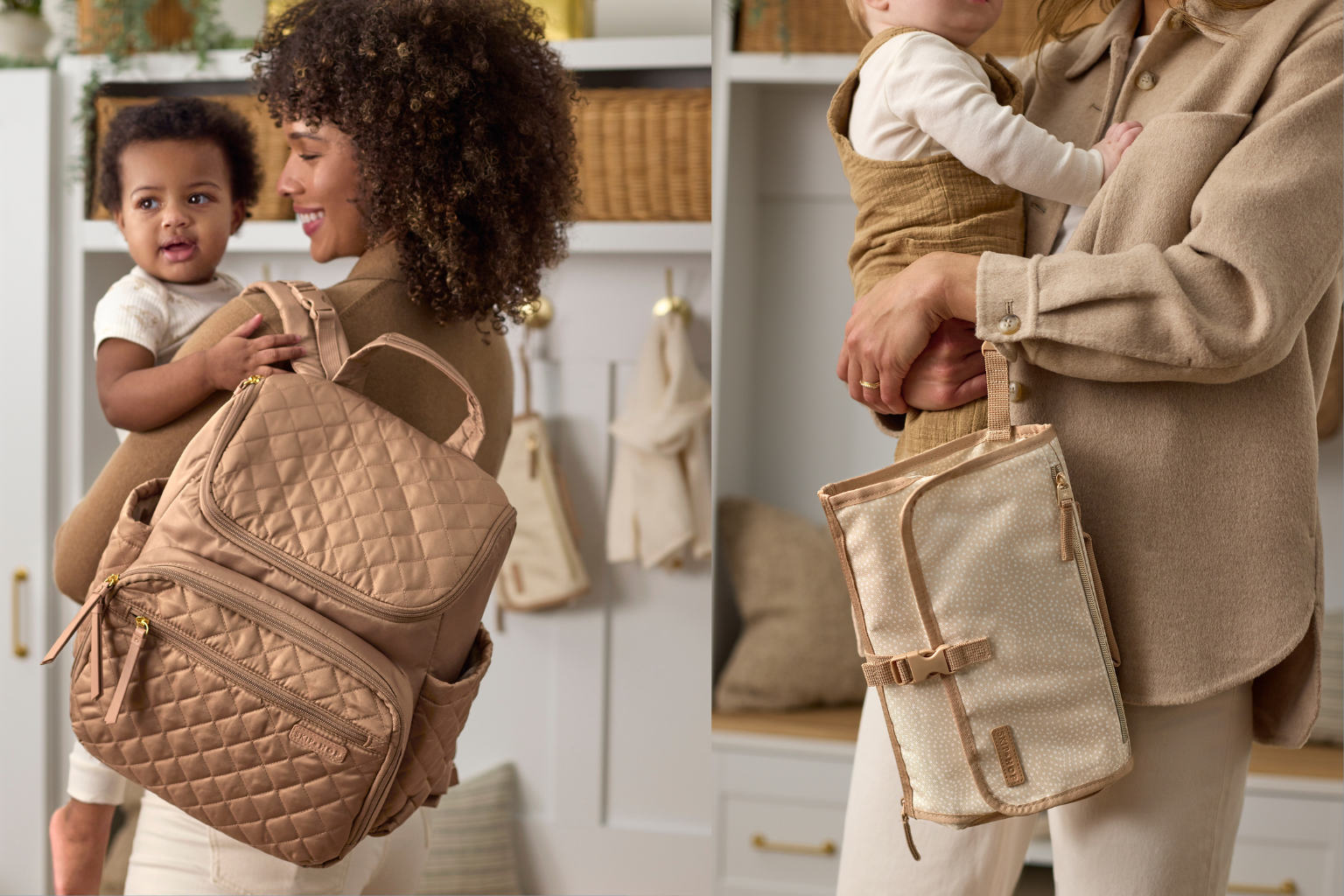 mochila maternidade e trocador